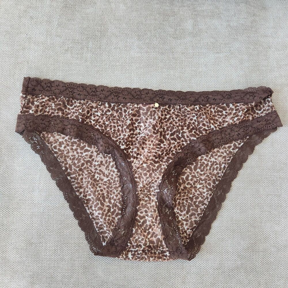 Adore Me 2X‎ Leopard Akari Bikini Panty NWT